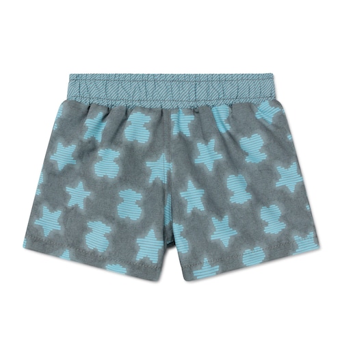 Fato de banho de menino Fluor Azul Celeste