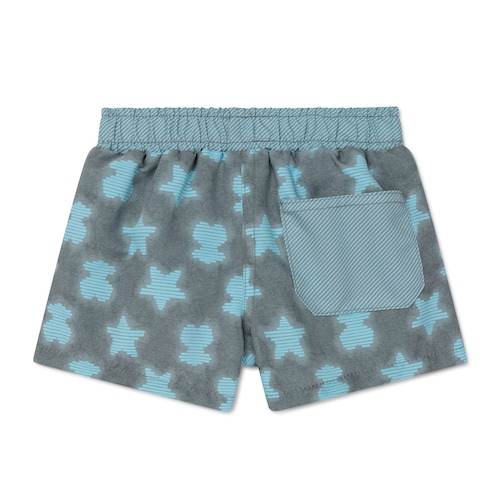 Fato de banho de menino Fluor Azul Celeste