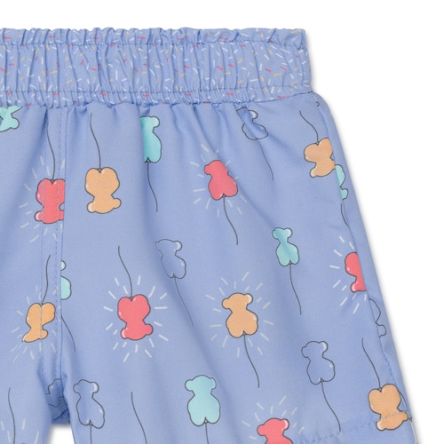 Fato de banho de menino Happy Azul Celeste