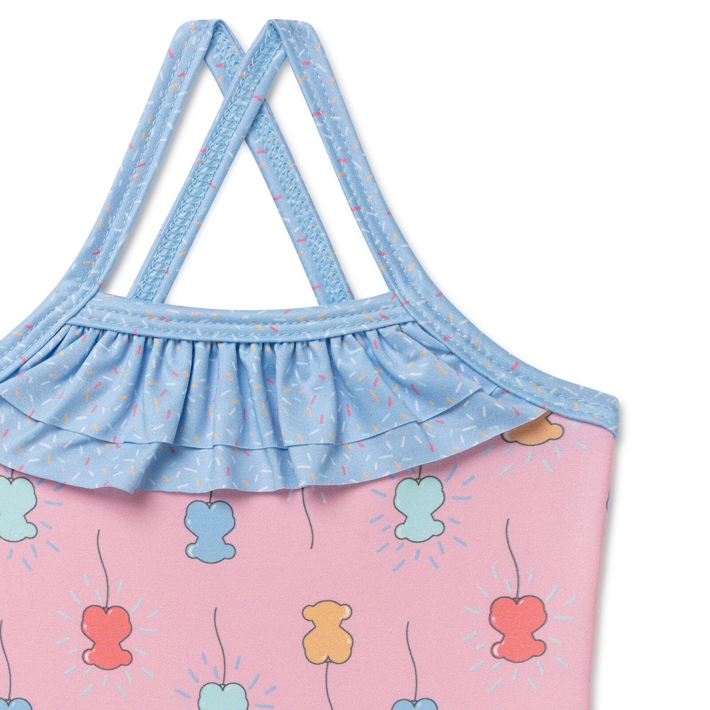 Ba&ntilde;ador de ni&ntilde;a tirantes Happy Rosa