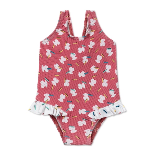 Ba&ntilde;ador de ni&ntilde;a tirantes Party Coral image number 0