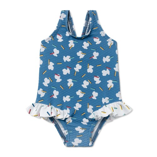 Ba&ntilde;ador de ni&ntilde;a tirantes Party Azul Marino image number 0