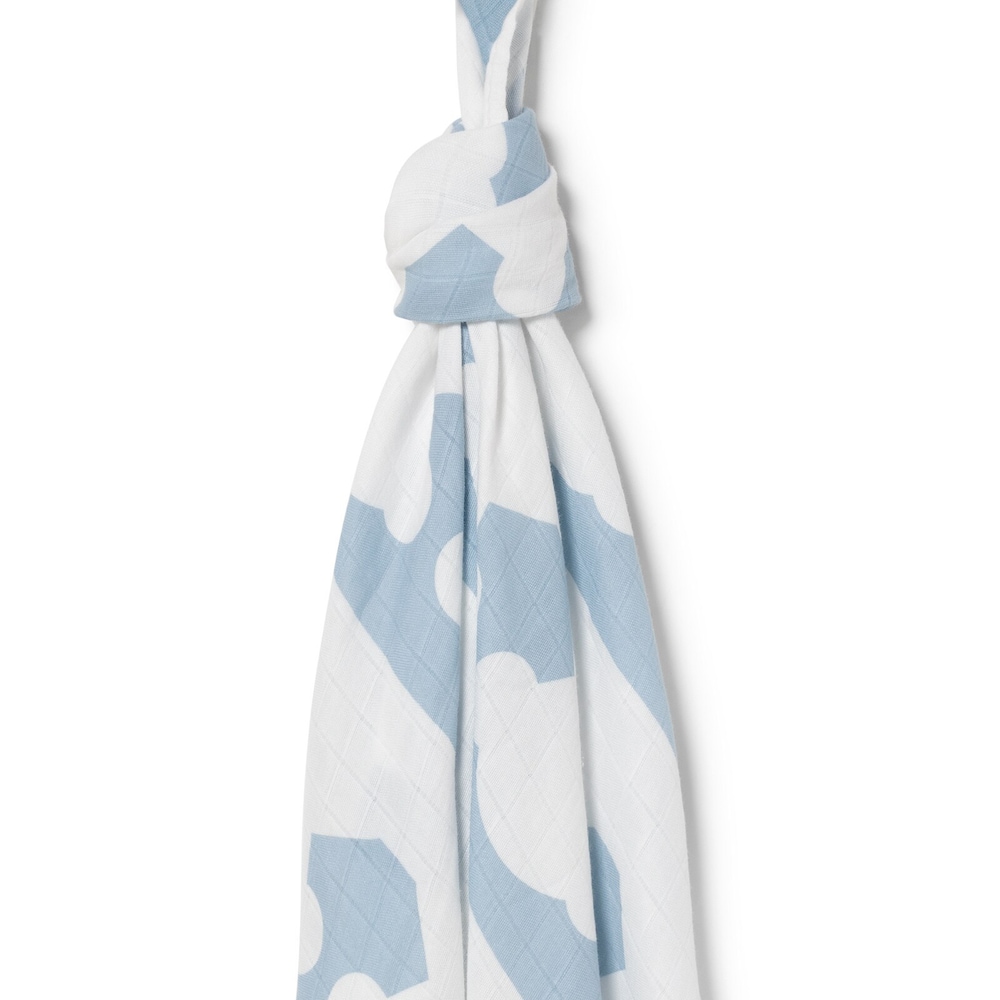 Muselina de beb&eacute; Muse Azul Celeste