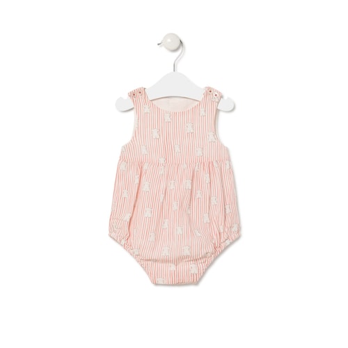 Babygrow curto Coral Coral