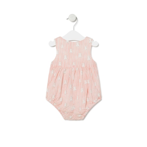Babygrow curto Coral Coral
