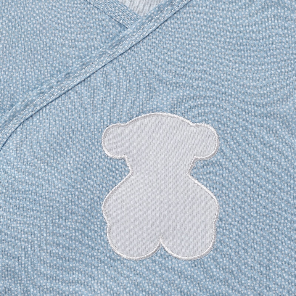 Pack de 2 bodies cruzados Art Azul Celeste