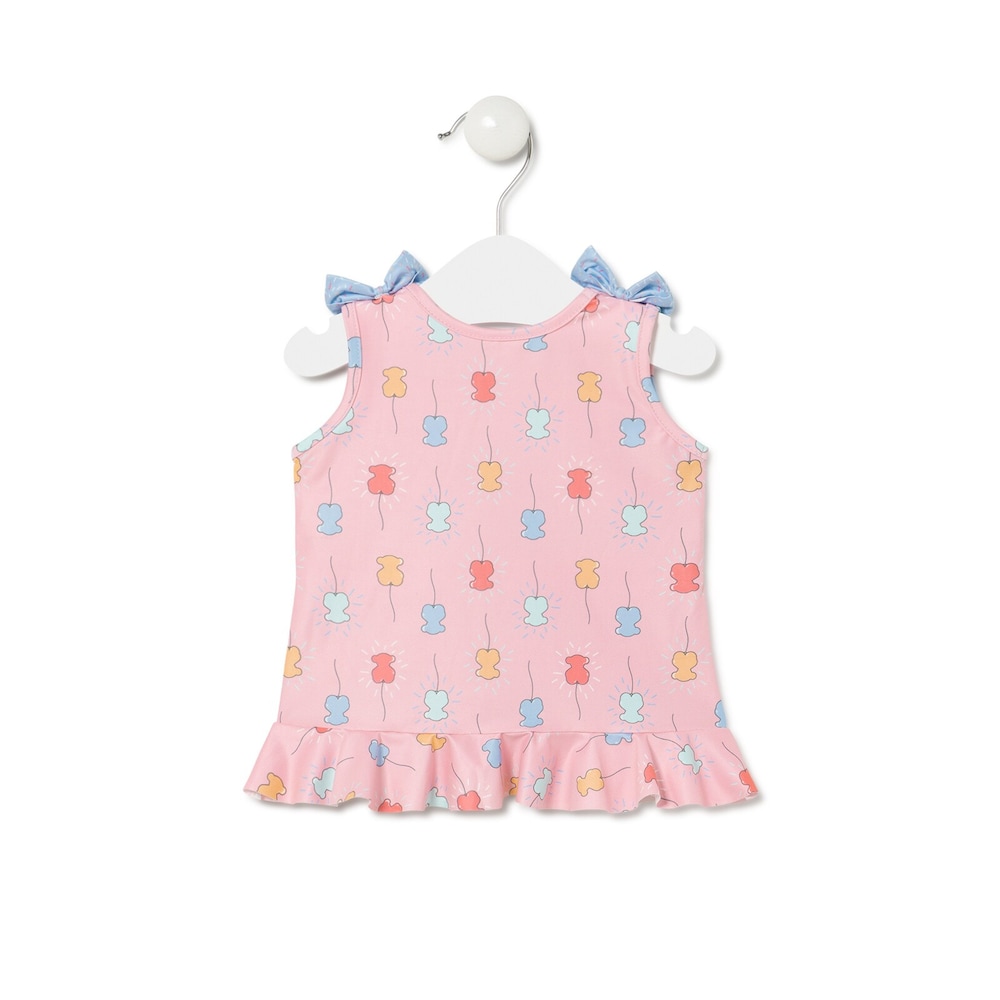 Vestido de praia Happy Rosa