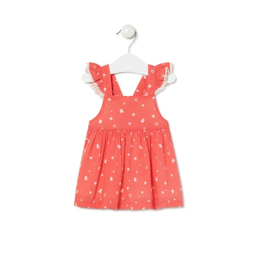 Vestido de alças Coral Coral