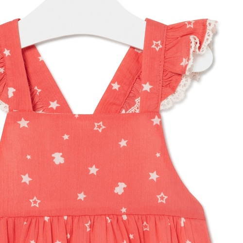 Vestido de alças Coral Coral