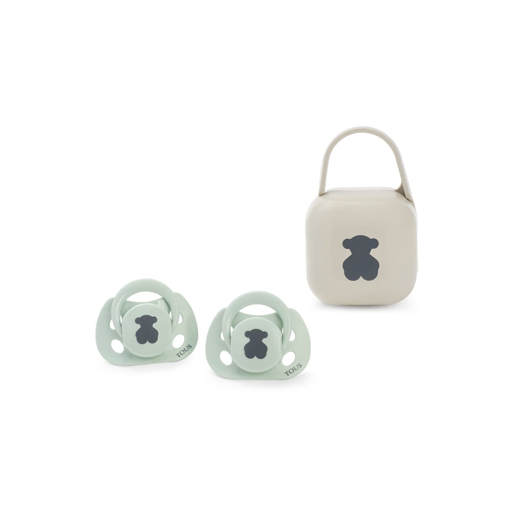 Pack 2 chupetes Bear Verde Pack 2 chupetes Bear Verde