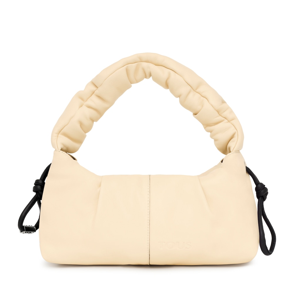 Medium beige leather TOUS Soft One-shoulder bag