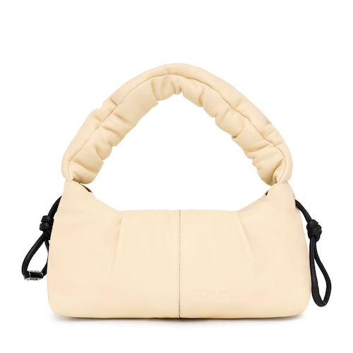 Medium beige leather TOUS Soft One-shoulder bag