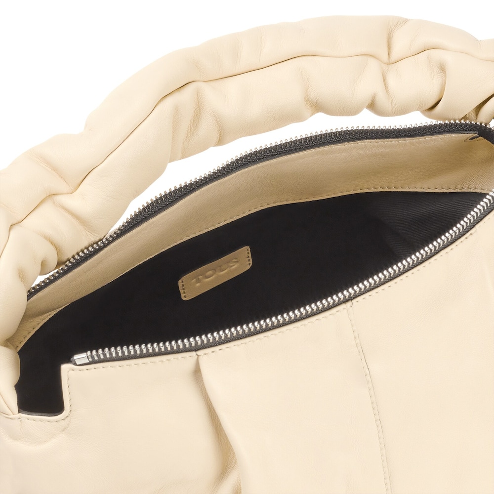 Medium beige leather TOUS Soft One-shoulder bag