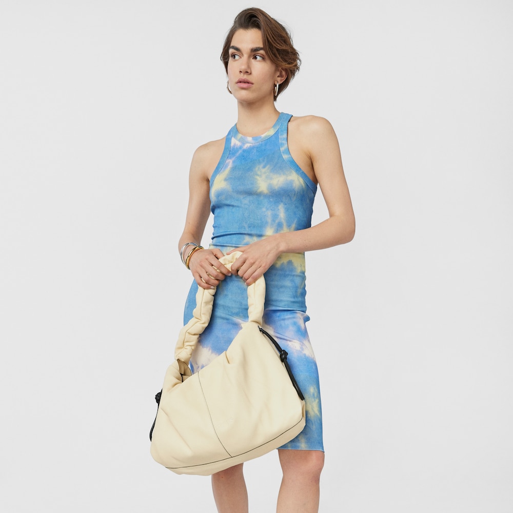 Large beige leather TOUS Soft One-shoulder bag image number 6
