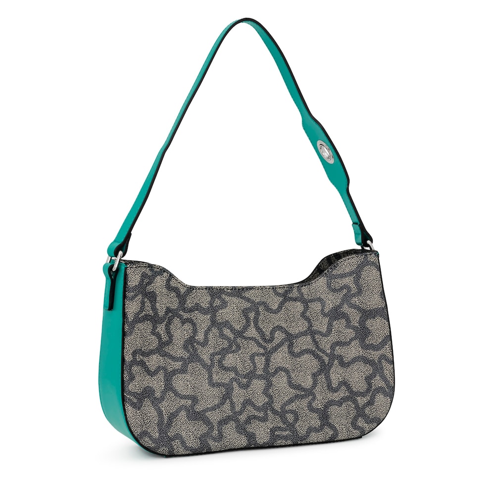 Czarno-turkusowa torebka na ramię Kaos Legacy