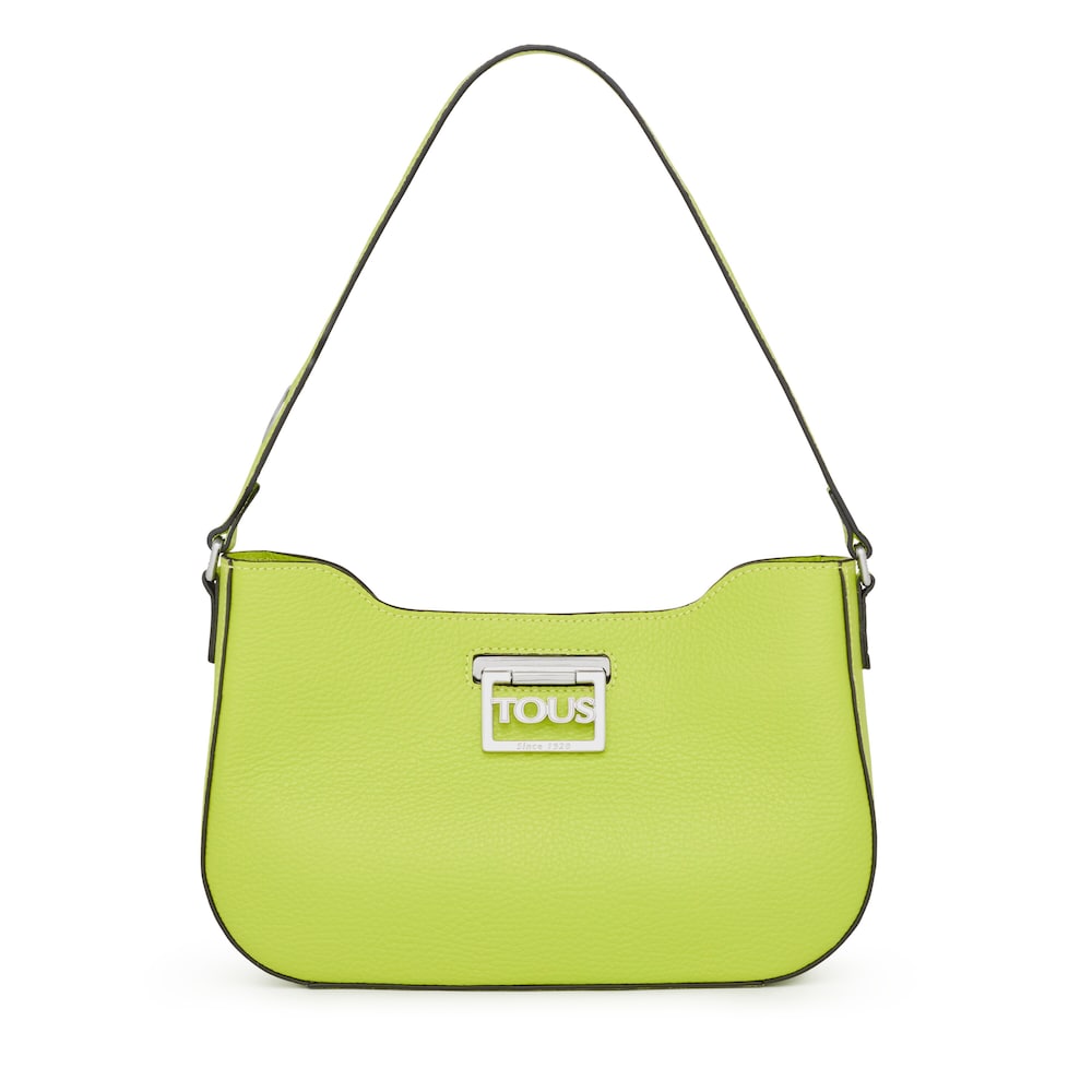 Bolso de hombro de piel lima TOUS Legacy