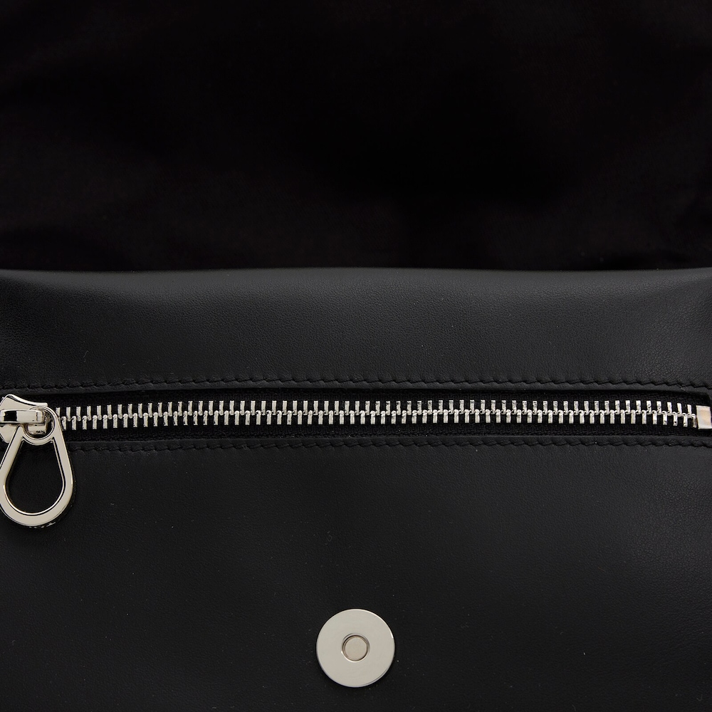 Medium lime and black leather TOUS Empire Crossbody bag image number 3