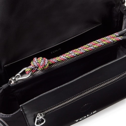 Medium black TOUS Empire Cotton Crossbody bag