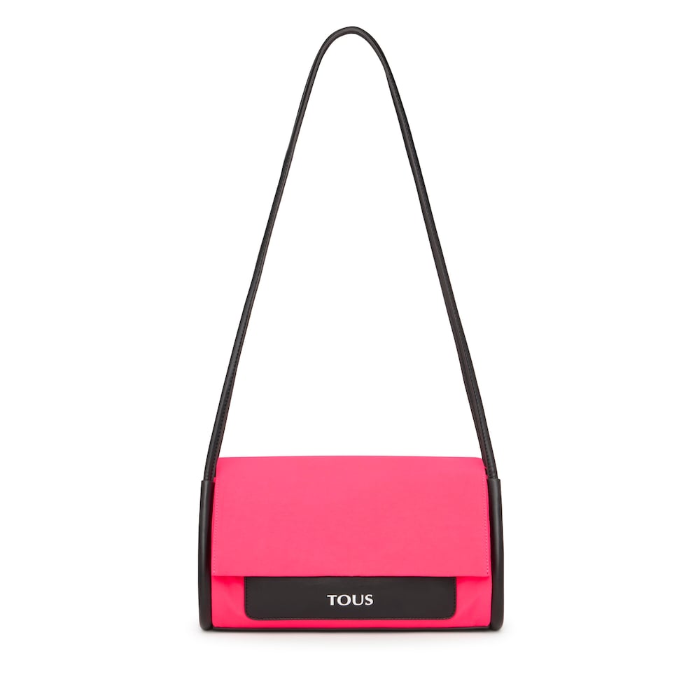 Medium fluorescent pink TOUS Empire Cotton Crossbody bag image number 0