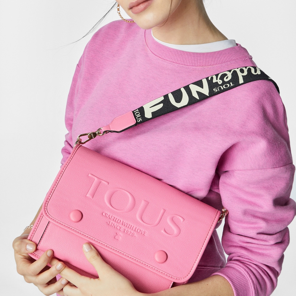 Bandolera mediana rosa Audree TOUS Funny image number 5