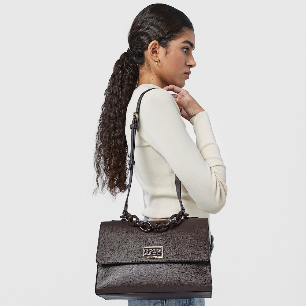 Medium brown TOUS Funny City bag image number 3