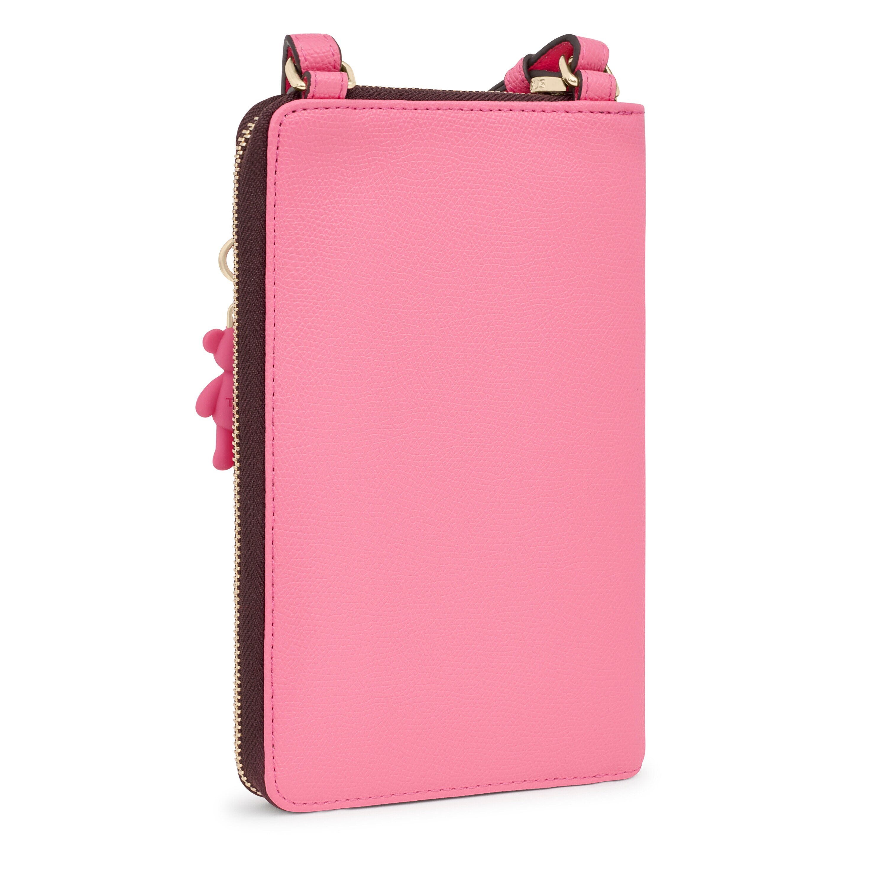Pink TOUS Funny Hanging phone pouch with wallet | TOUS