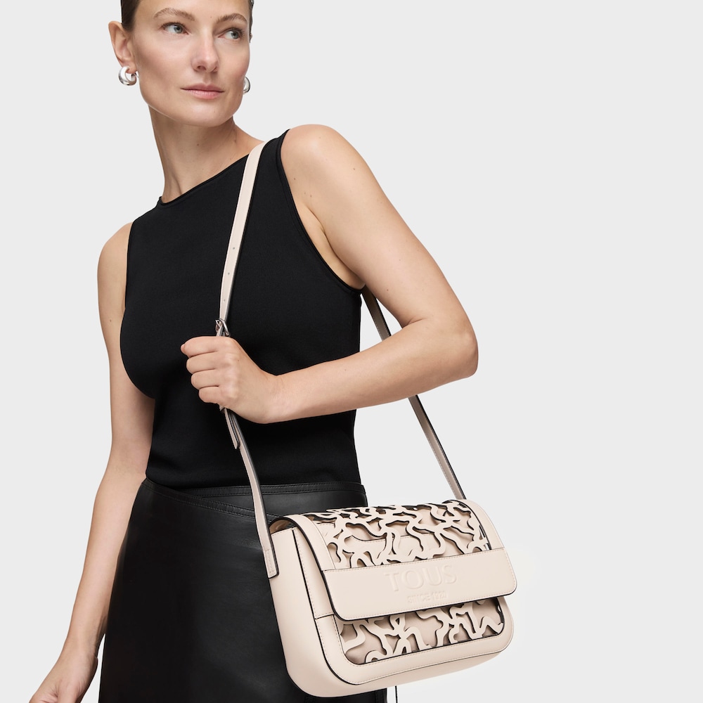 Beige Amaya Kaos Shock Crossbody bag