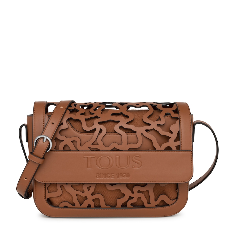 Bandolera marr&oacute;n Amaya Kaos Shock