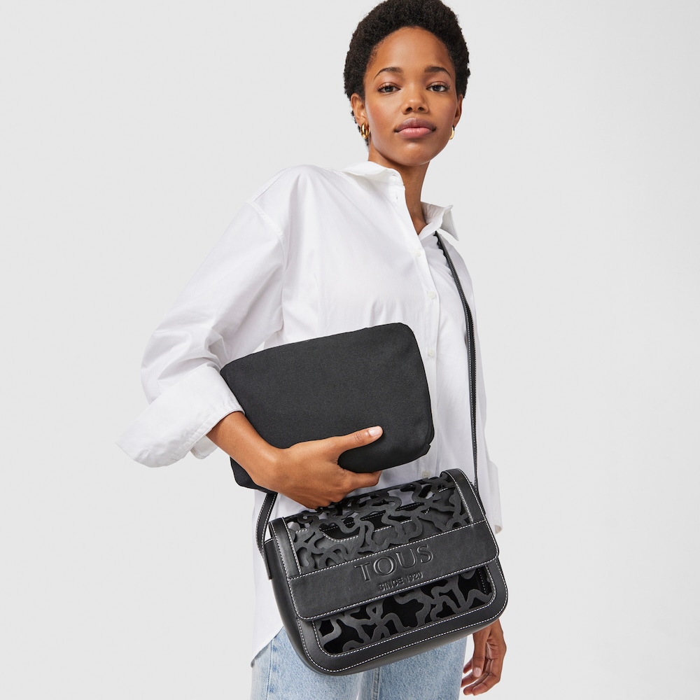 Black Amaya Kaos Shock Crossbody bag