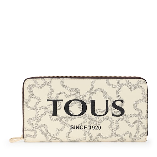 Carteira média Kaos Legacy bege image number 0