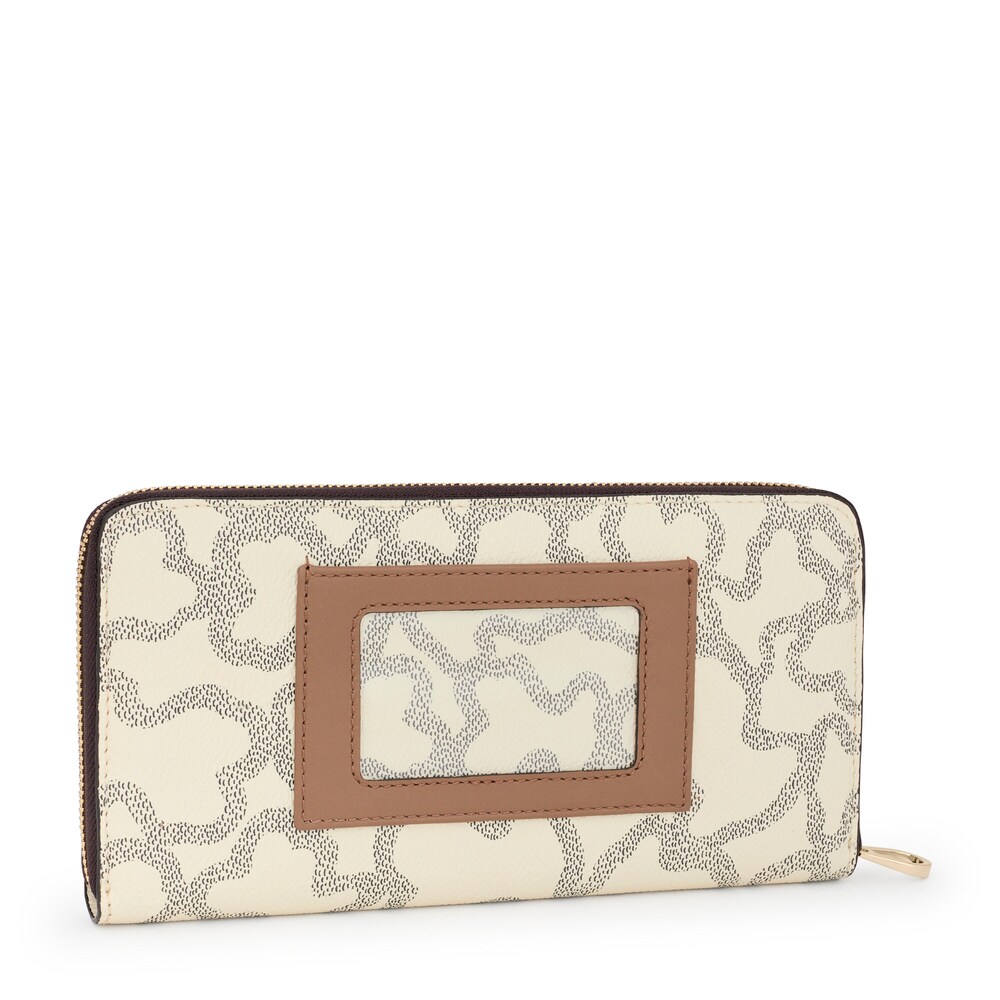 Średni beżowy portfel Kaos Legacy