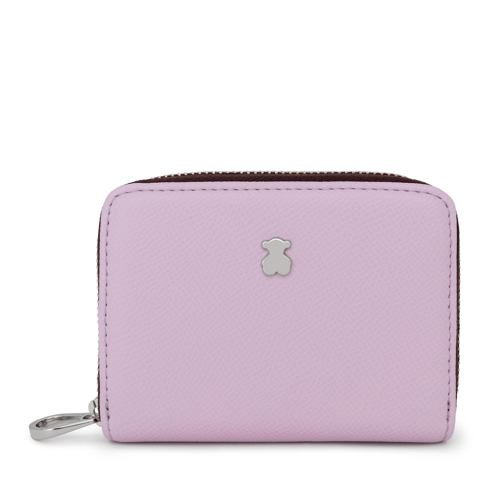 Medium mauve New Dubai Saffiano Change purse