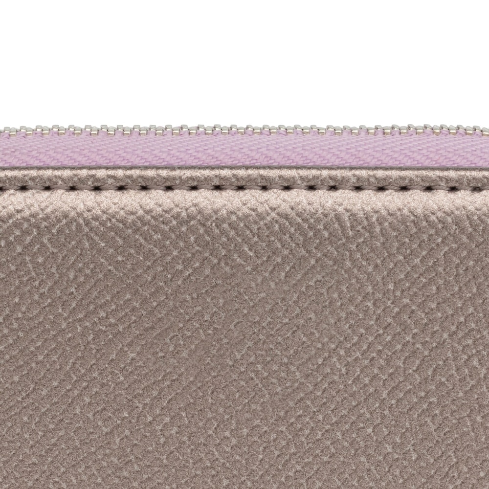 Monedero mediano plateado New Dubai Saffiano image number 3