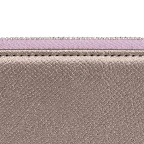 Monedero mediano plateado New Dubai Saffiano