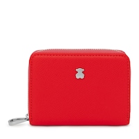 Monedero mediano rojo New Dubai Saffiano