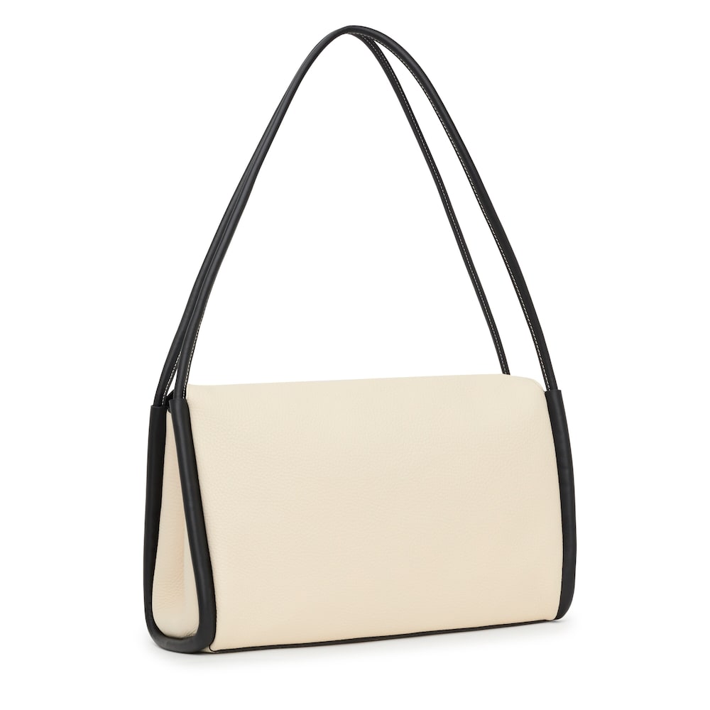 Large beige and black leather TOUS Empire Crossbody bag image number 1