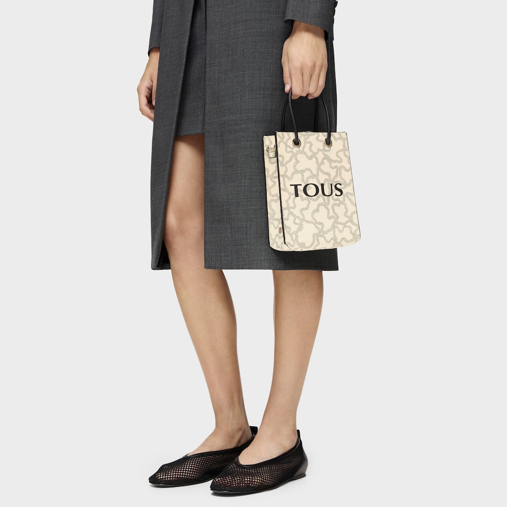 Mini bolso beige Kaos Icon