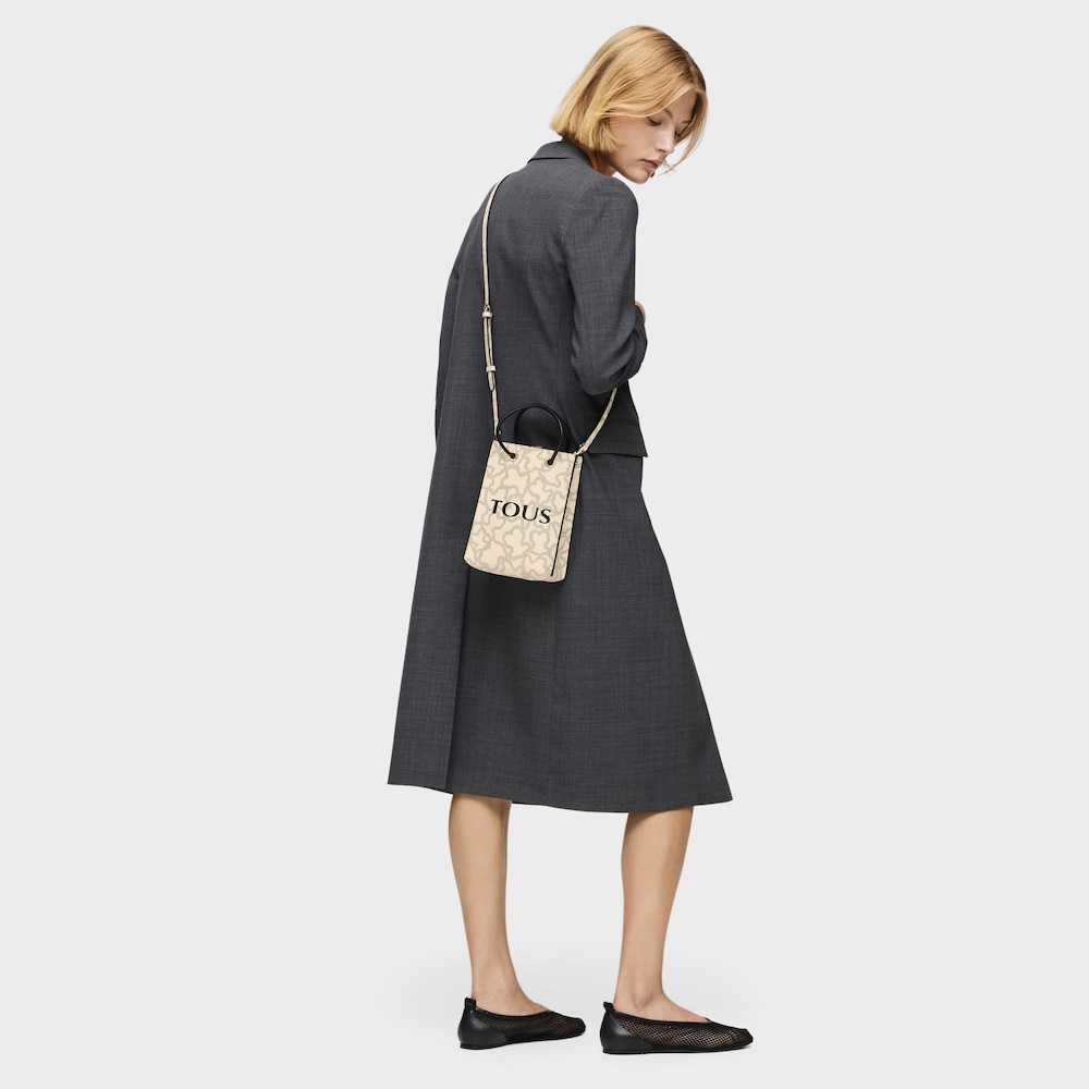 Mini bolso beige Kaos Icon