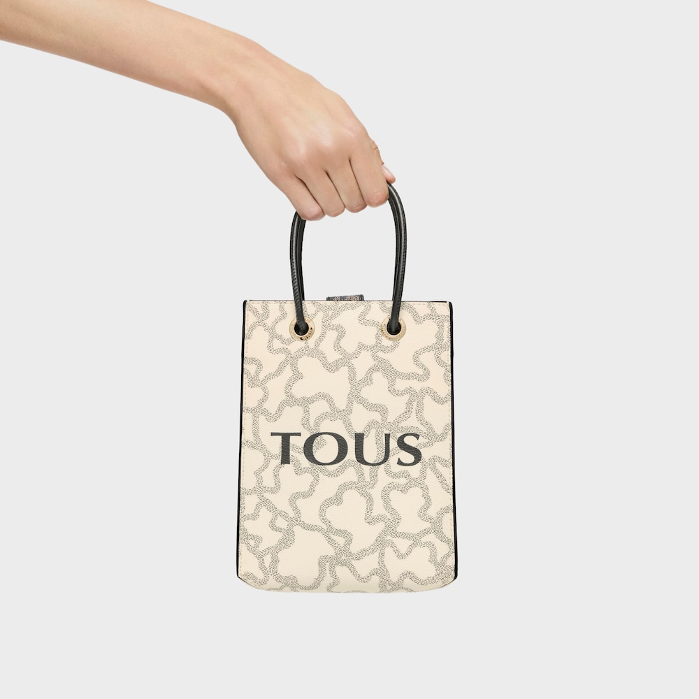 Mini bolso beige Kaos Icon