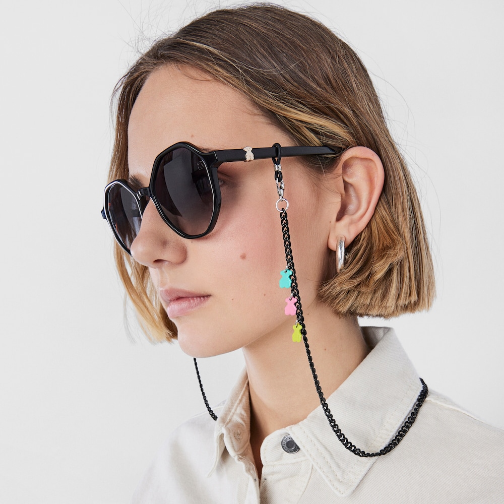 Cadena para mascarilla y gafas Bears Chain negra