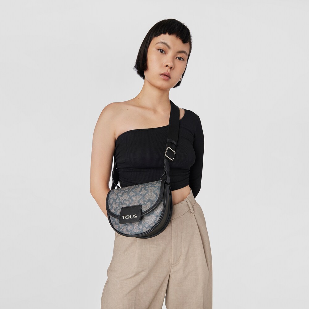 Small black Amaya Kaos Icon Crossbody bag image number 6