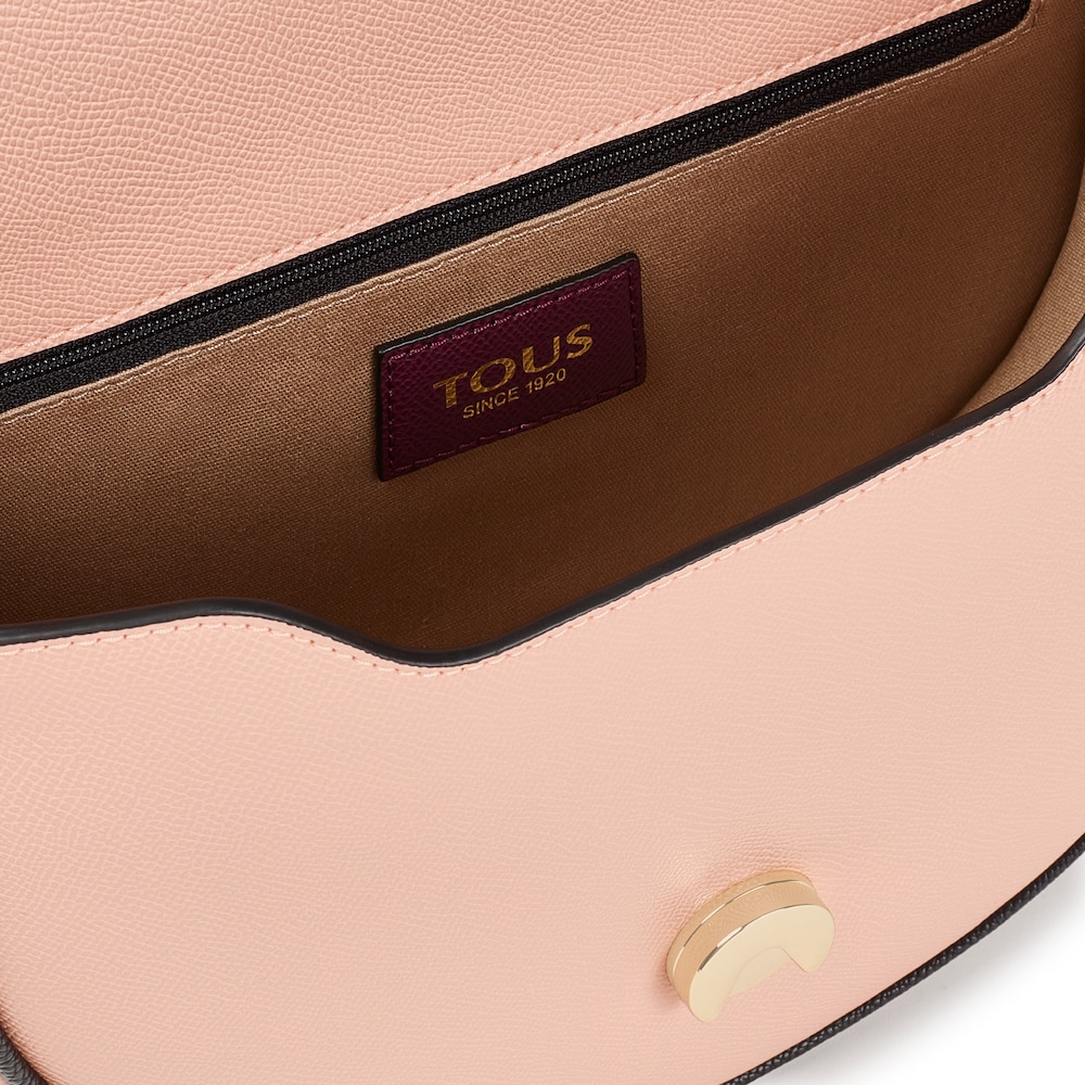 Medium pink TOUS Half-moon Crossbody bag image number 2