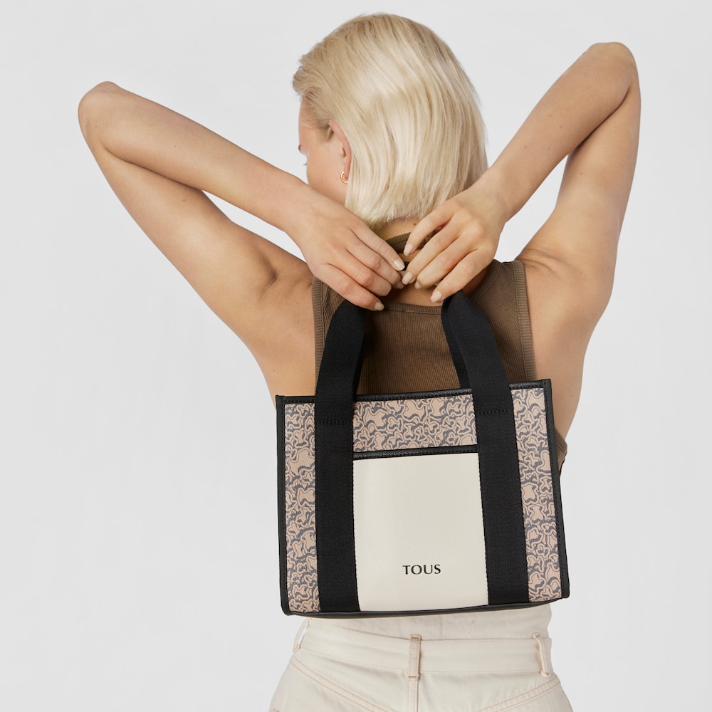 Średnia torba na zakupy TOUS Kaos Mini Evolution Amaya w kolorze taupe