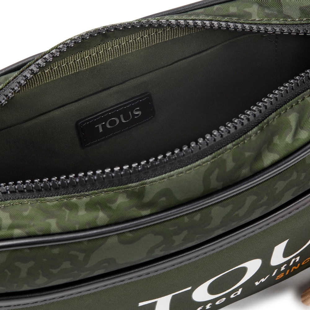 Bandolera reporter caqui Kaos Mini Evolution Nylon image number 2