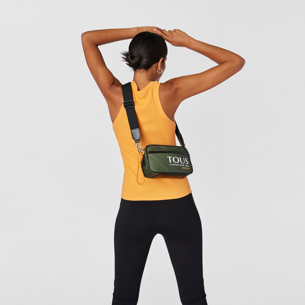 Bandolera reporter caqui Kaos Mini Evolution Nylon image number 4