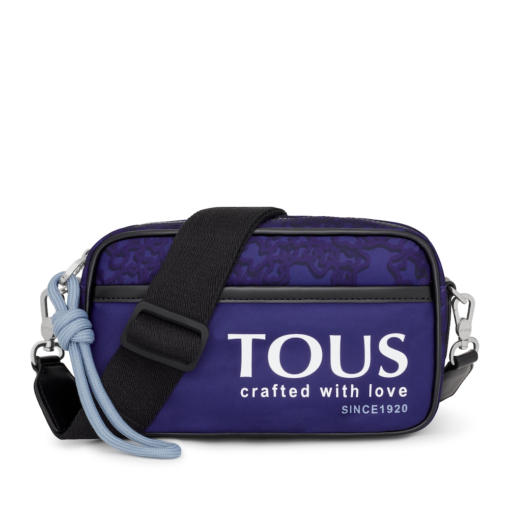 Purple-colored nylon Kaos Mini Evolution crossbody reporter bag image number 0