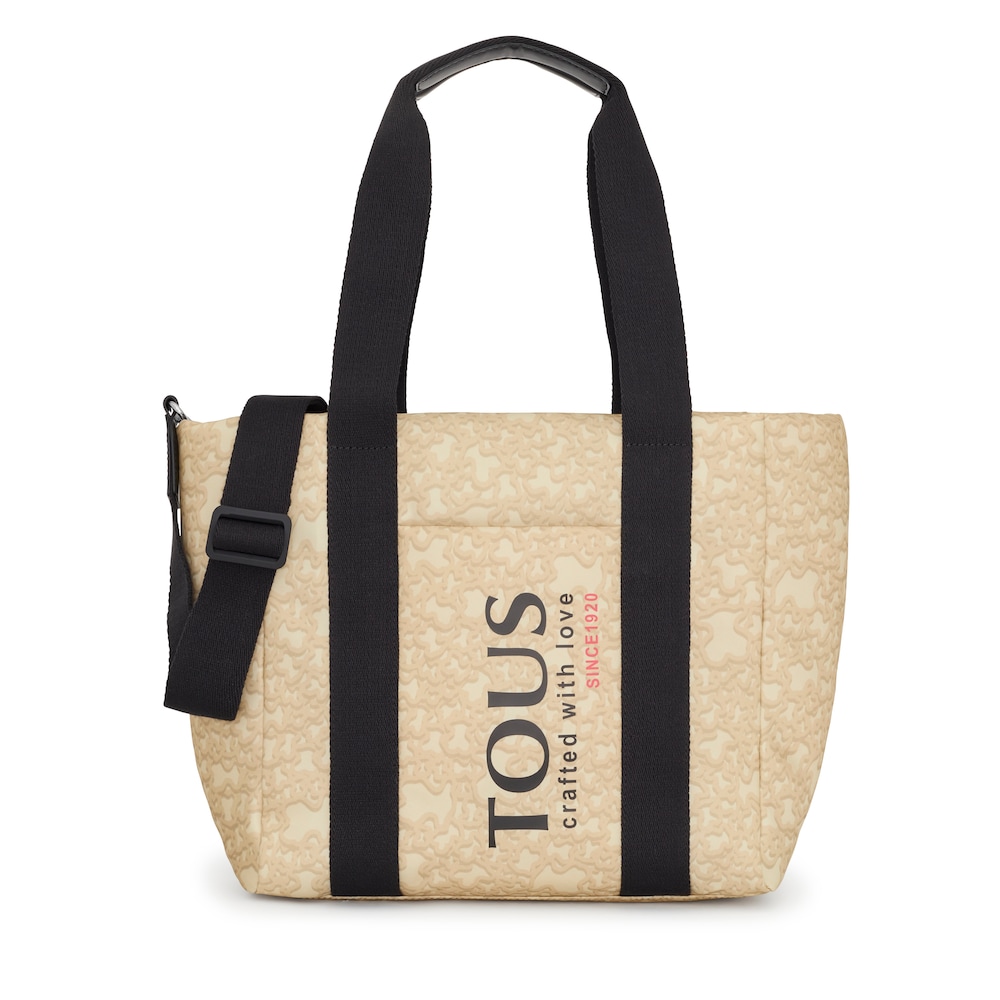 Small beige nylon Kaos Mini Evolution Tote bag image number 0