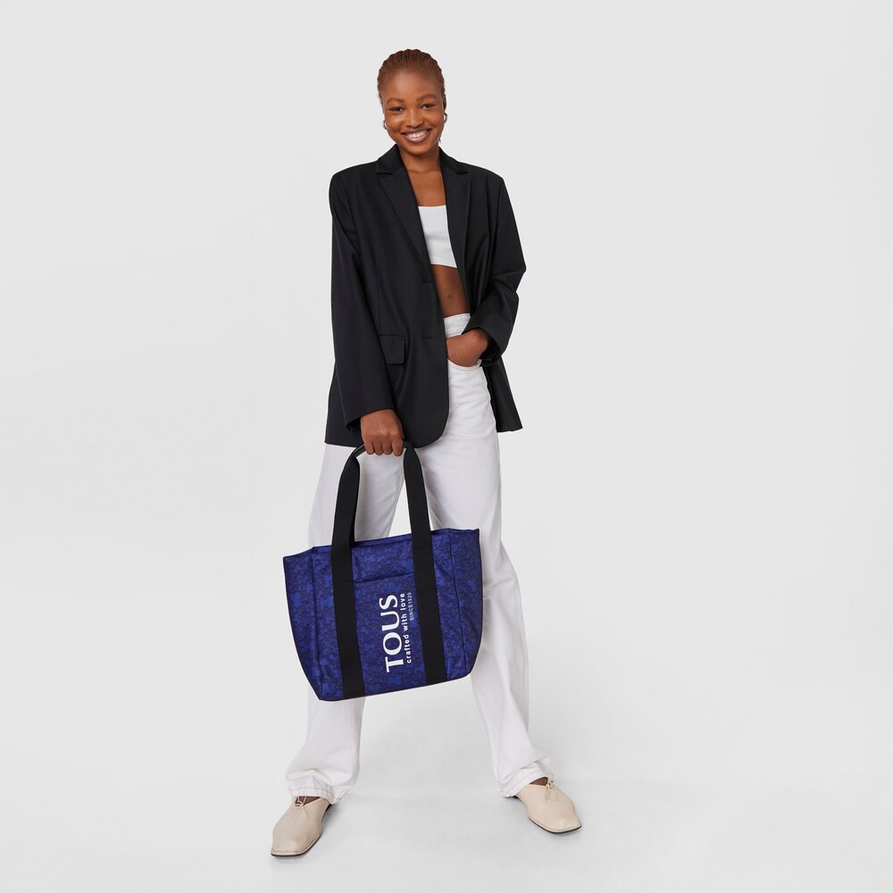 Small purple-colored nylon Kaos Mini Evolution Tote bag image number 4