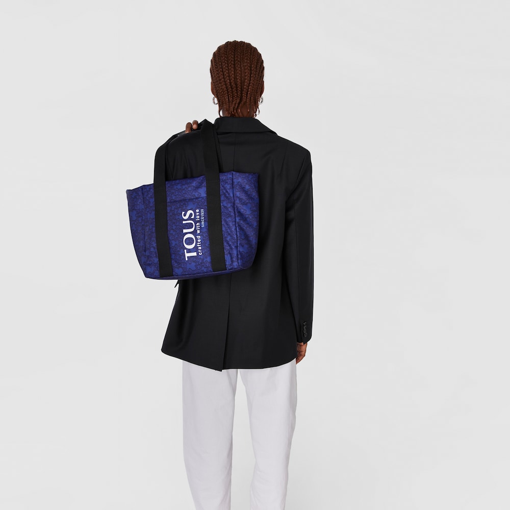 Small purple-colored nylon Kaos Mini Evolution Tote bag image number 5