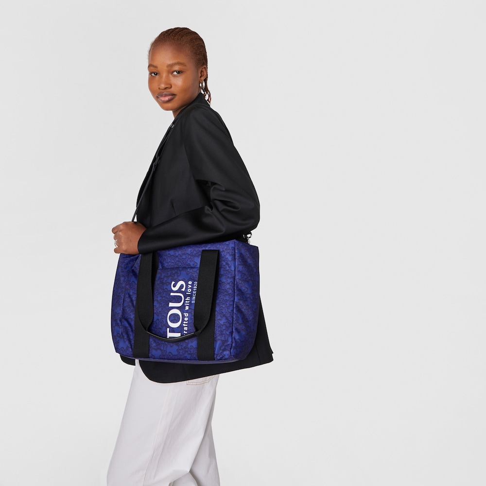 Small purple-colored nylon Kaos Mini Evolution Tote bag image number 6